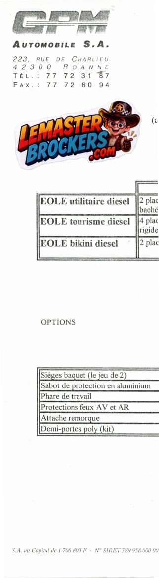 brochure-gpm-eole-diesel-tud3-tarifs-1995-originale
