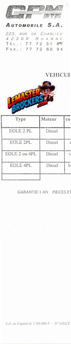 brochure-gpm-eole-diesel-tud3-tarifs-1995-originale