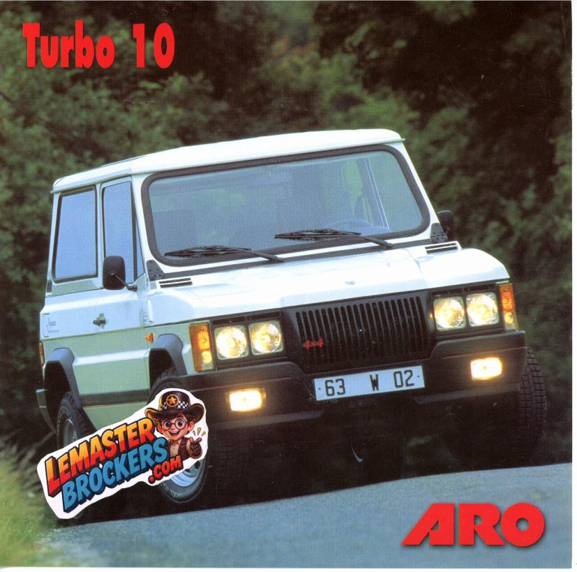 brochure-aro-turbo-10-originale-rare