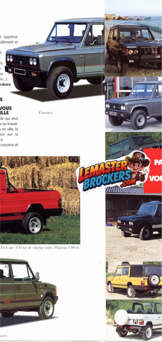 brochure-aro-utilitaires-4x4-trapeurs-forester