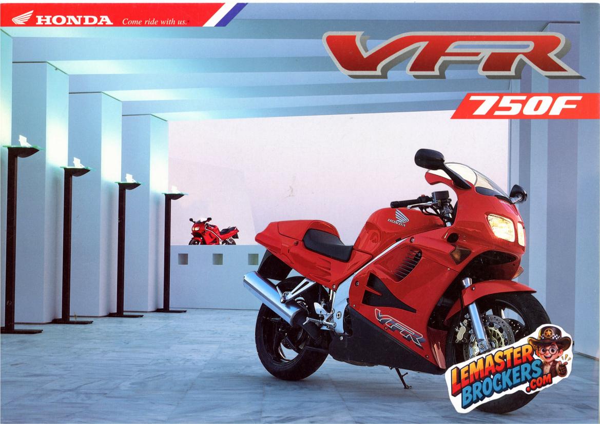 brochure-moto-honda-vfr-750f-1997-originale-francais