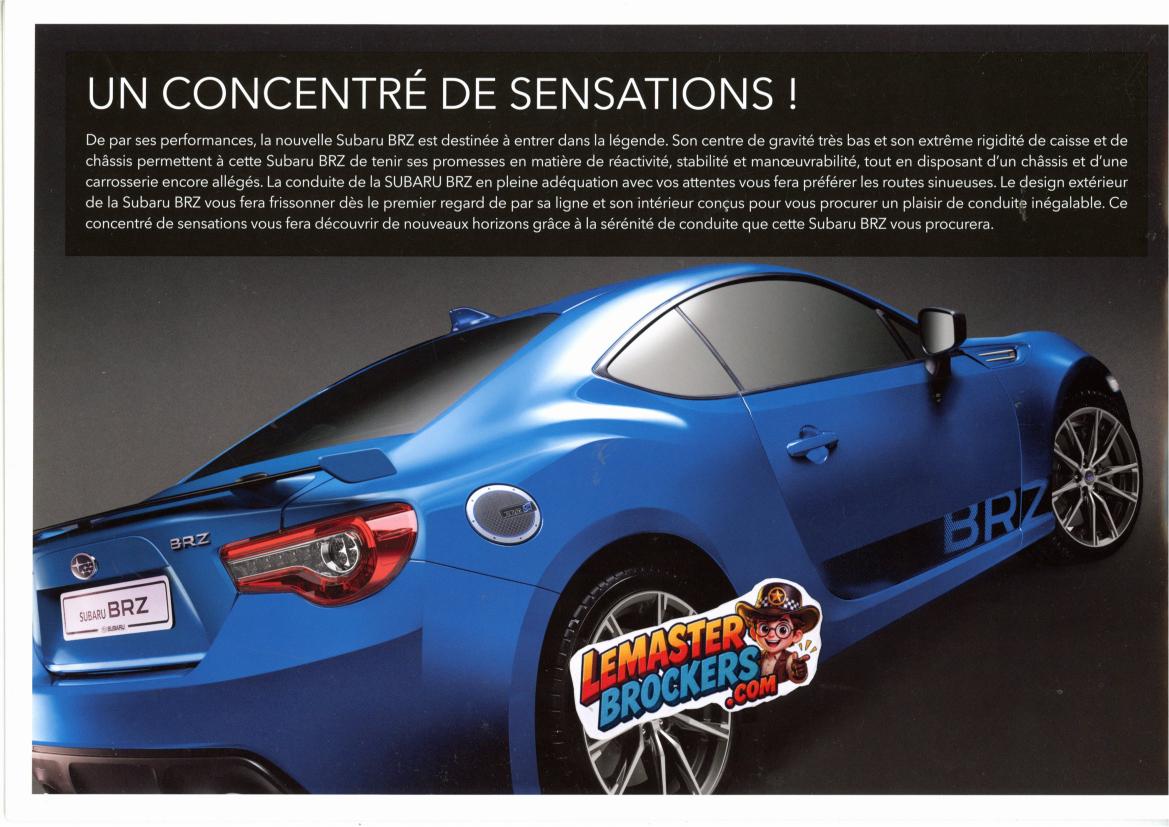 brochure-accessoires-subaru-brz-catalogue-officiel-francais