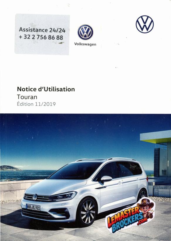 notice-utilisation-volkswagen-touran-2019-francais-manuel-original-sta012740ak