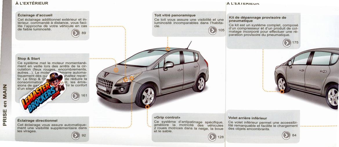 notice-utilisation-peugeot-3008-avec-pochette-origine-manuel-officiel-francais