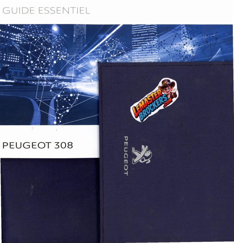 notice-utilisation-peugeot-308-avec-pochette-origine-manuel-officiel-francais