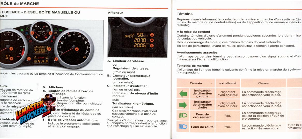 notice-utilisation-peugeot-207-cc-avec-pochette-origine-wip-nav-wip-sound