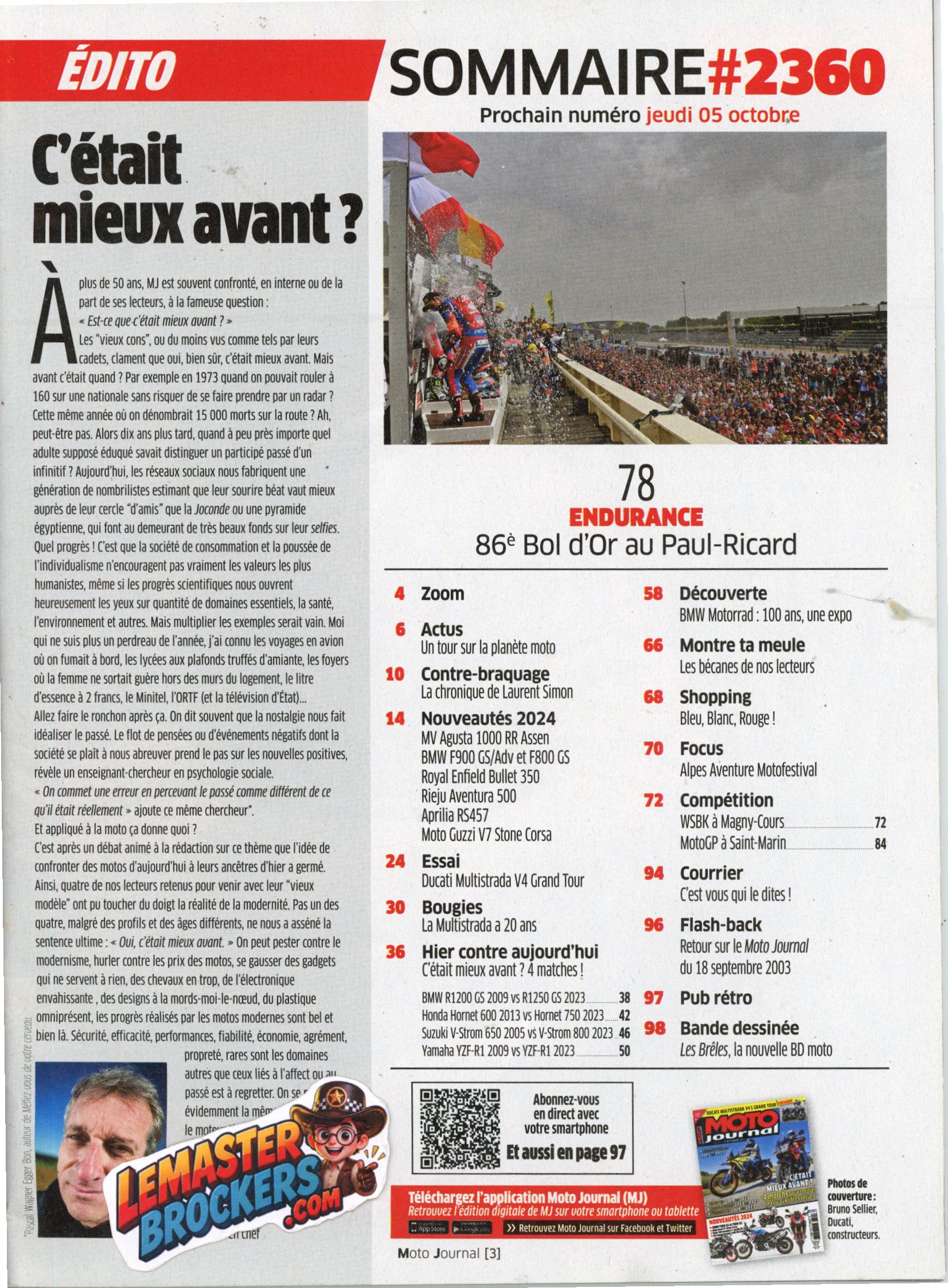 moto-journal-2360-vstrom-hornet-yamaha-r1-bmw-gs-multistrada