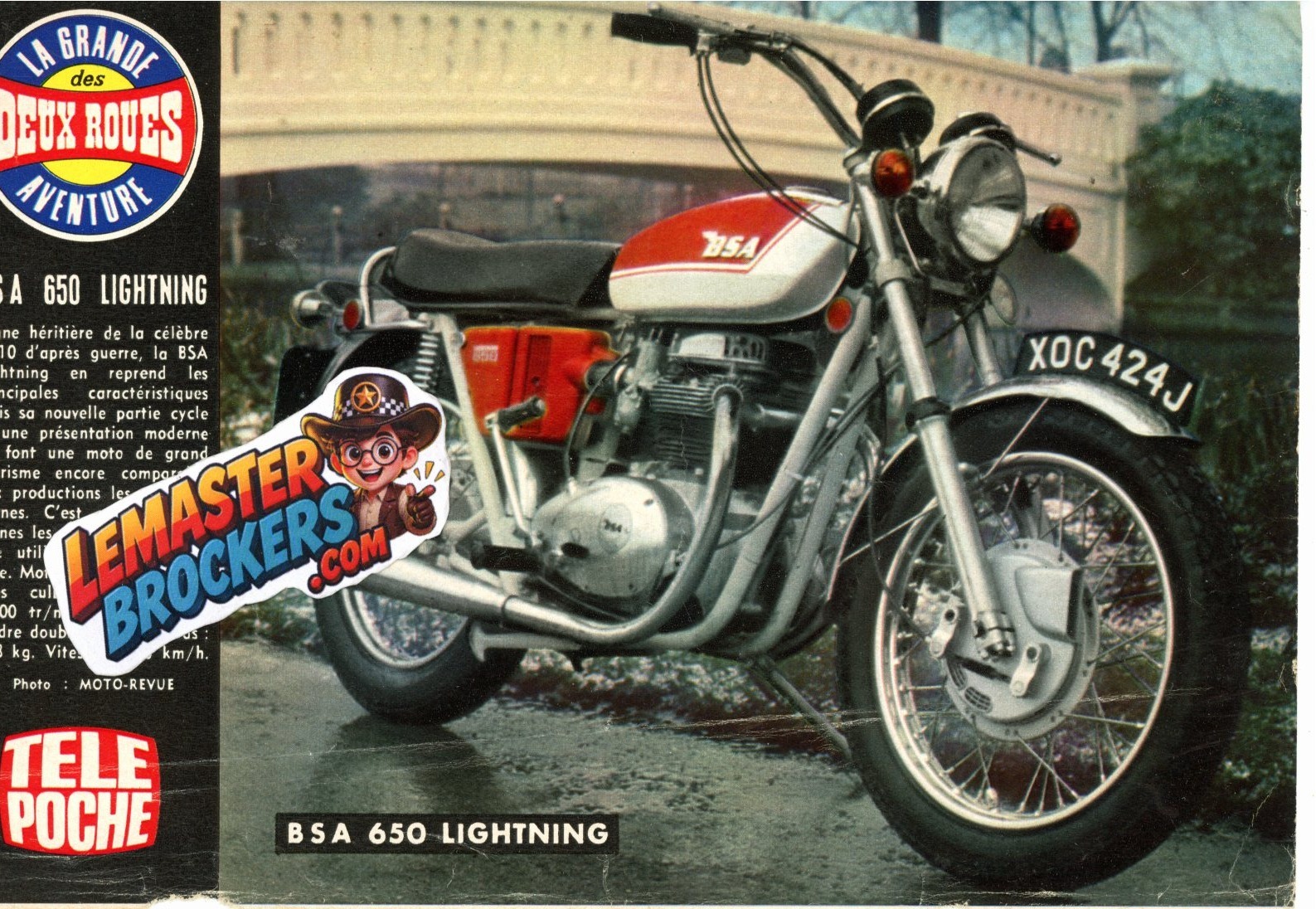 fiche-moto-tele-poche-bsa-650-lightning-originale-collection