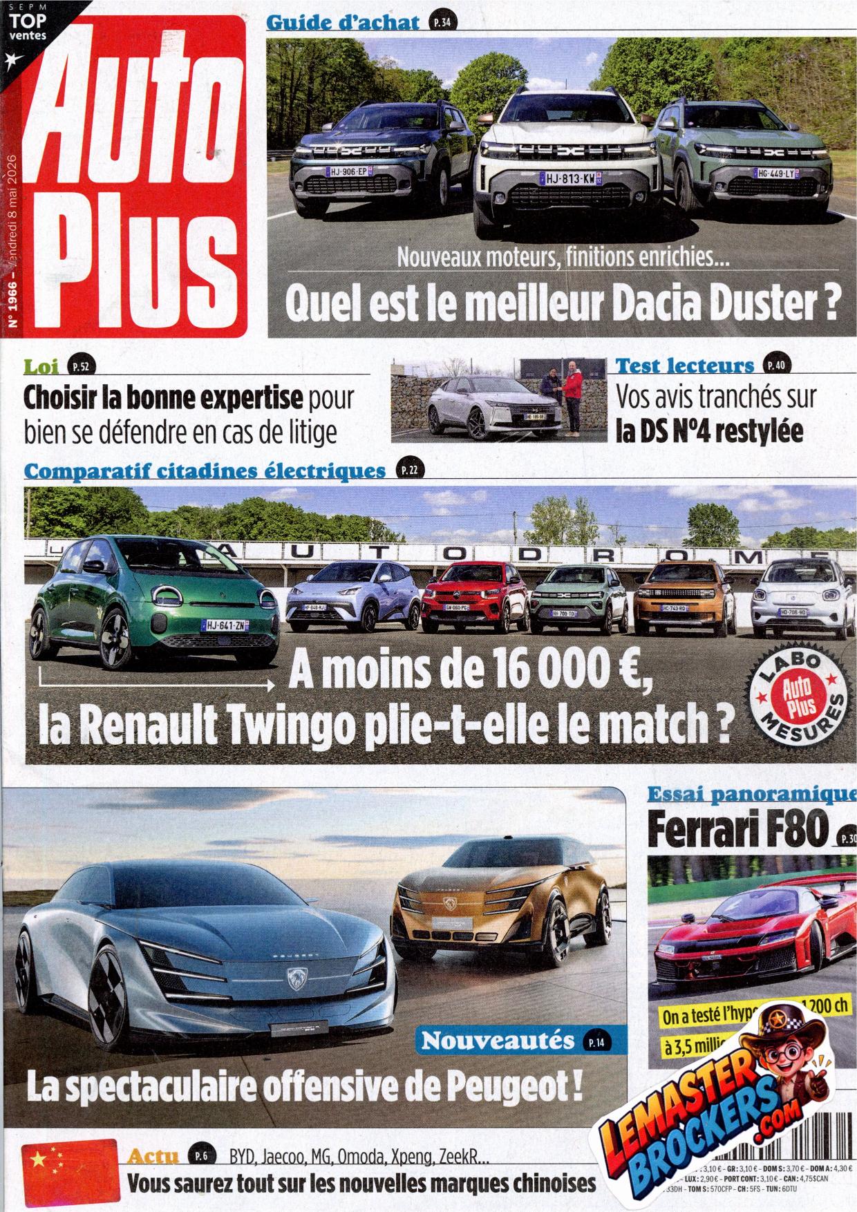 auto-plus-1966-dacia-duster-renault-twingo-ferrari-f80-mai-2026
