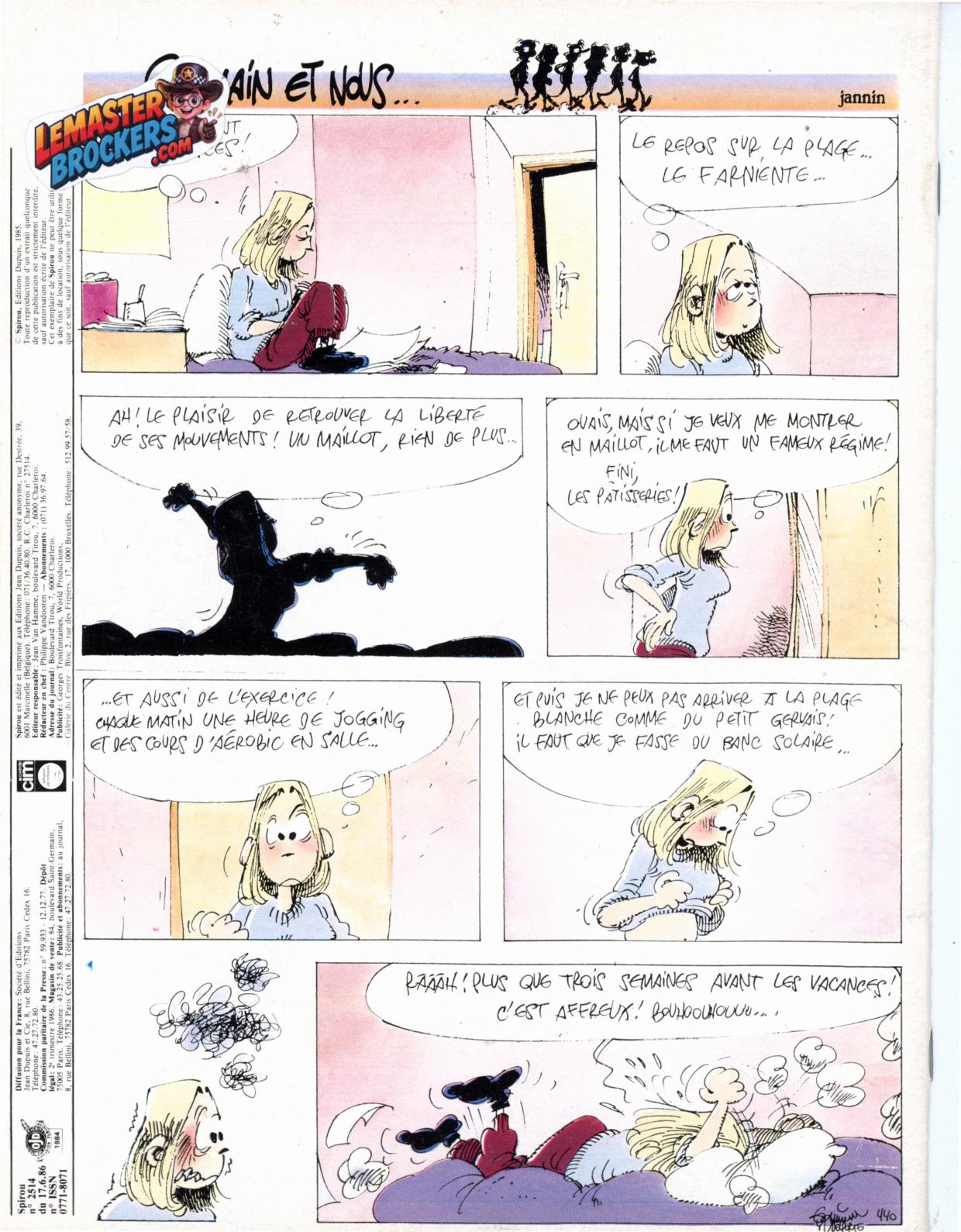 journal-spirou-2514-1986-xiii-aristote-les-jungles-perdues