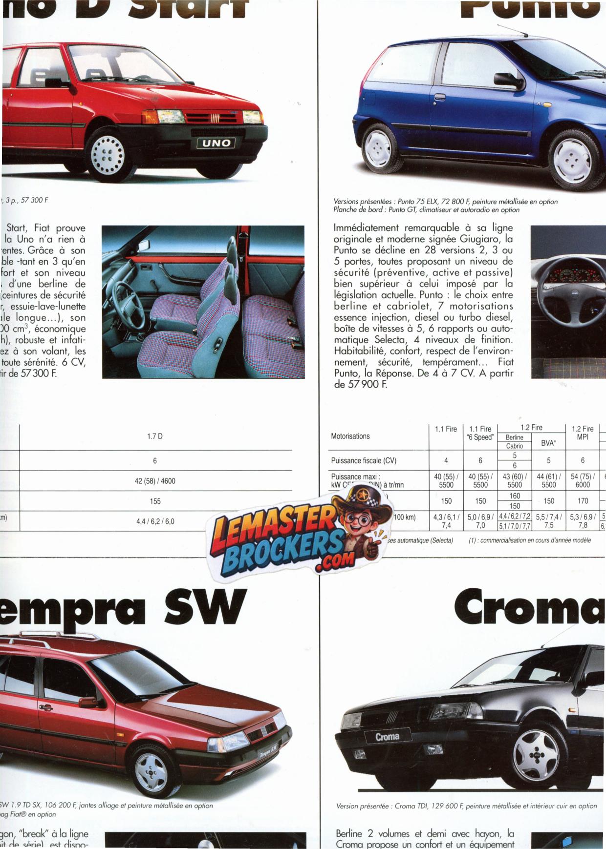 depliant-fiat-actualites-nouveautes-95-cinquecento-punto-coupe-tipo-tempra-ducato
