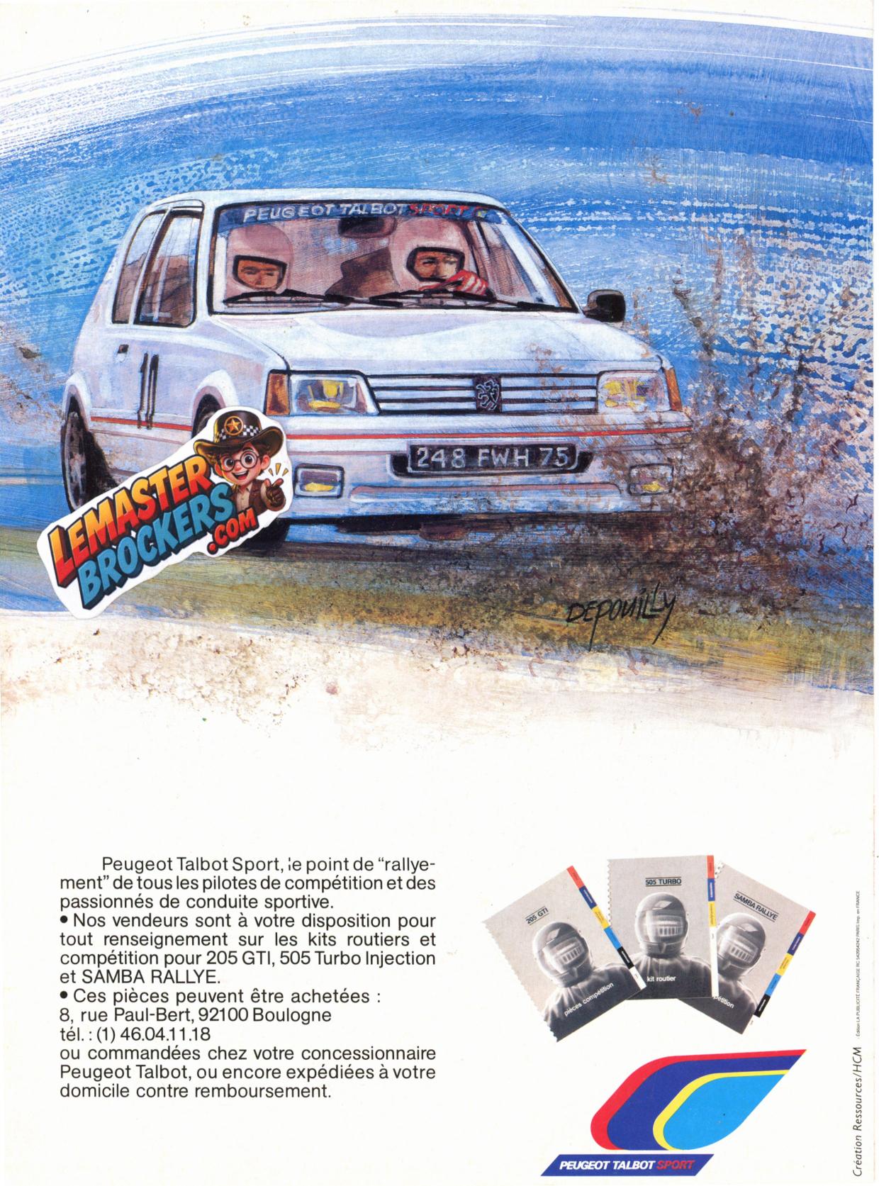 peugeot-talbot-sport-205-gti-publicite-originale-lemasterbrockers