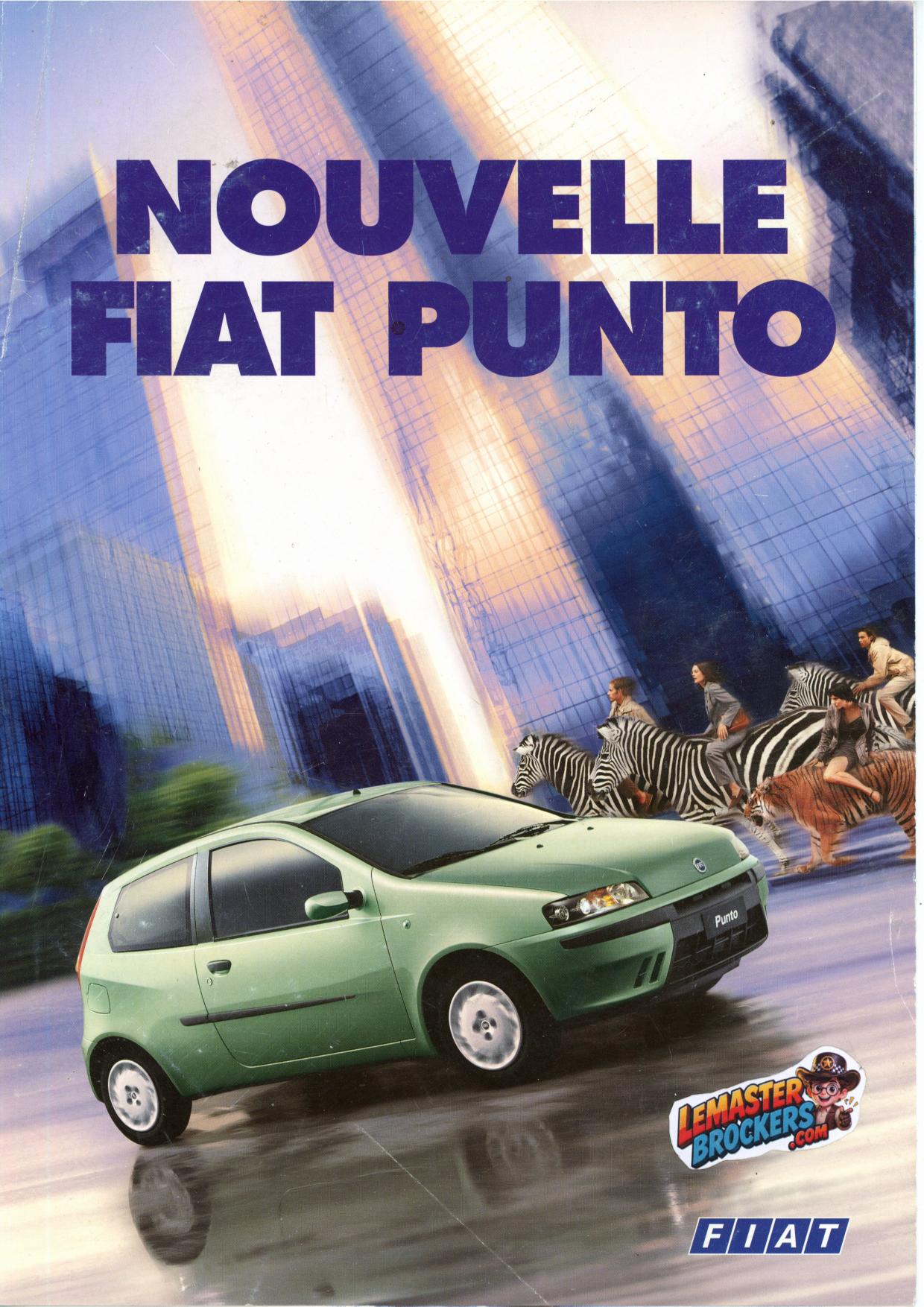 brochure-fiat-punto-catalogue-original-francais-4-pages-lemasterbrockers