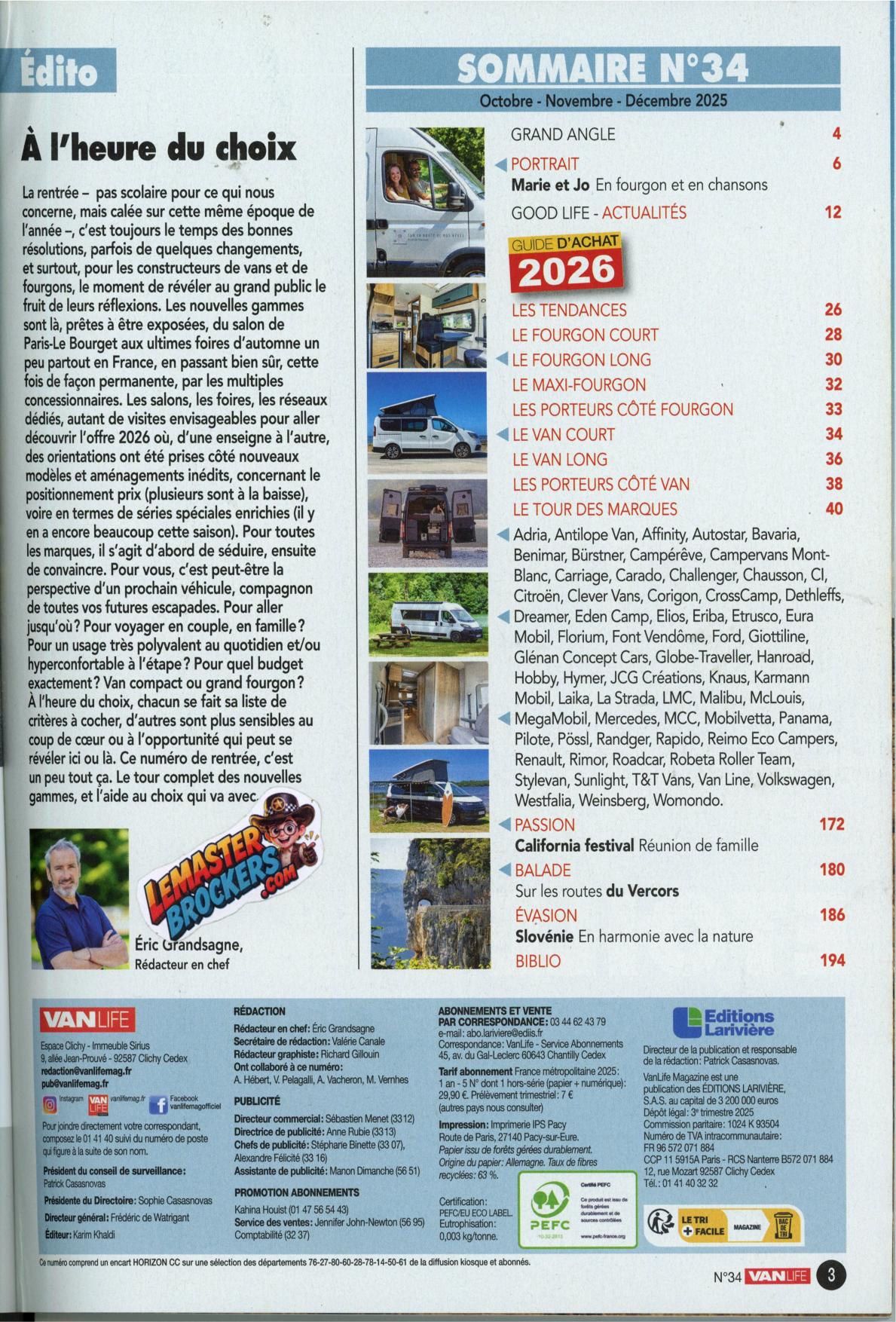van-life-magazine-numero-34-tous-les-vans-2026-guide-achat