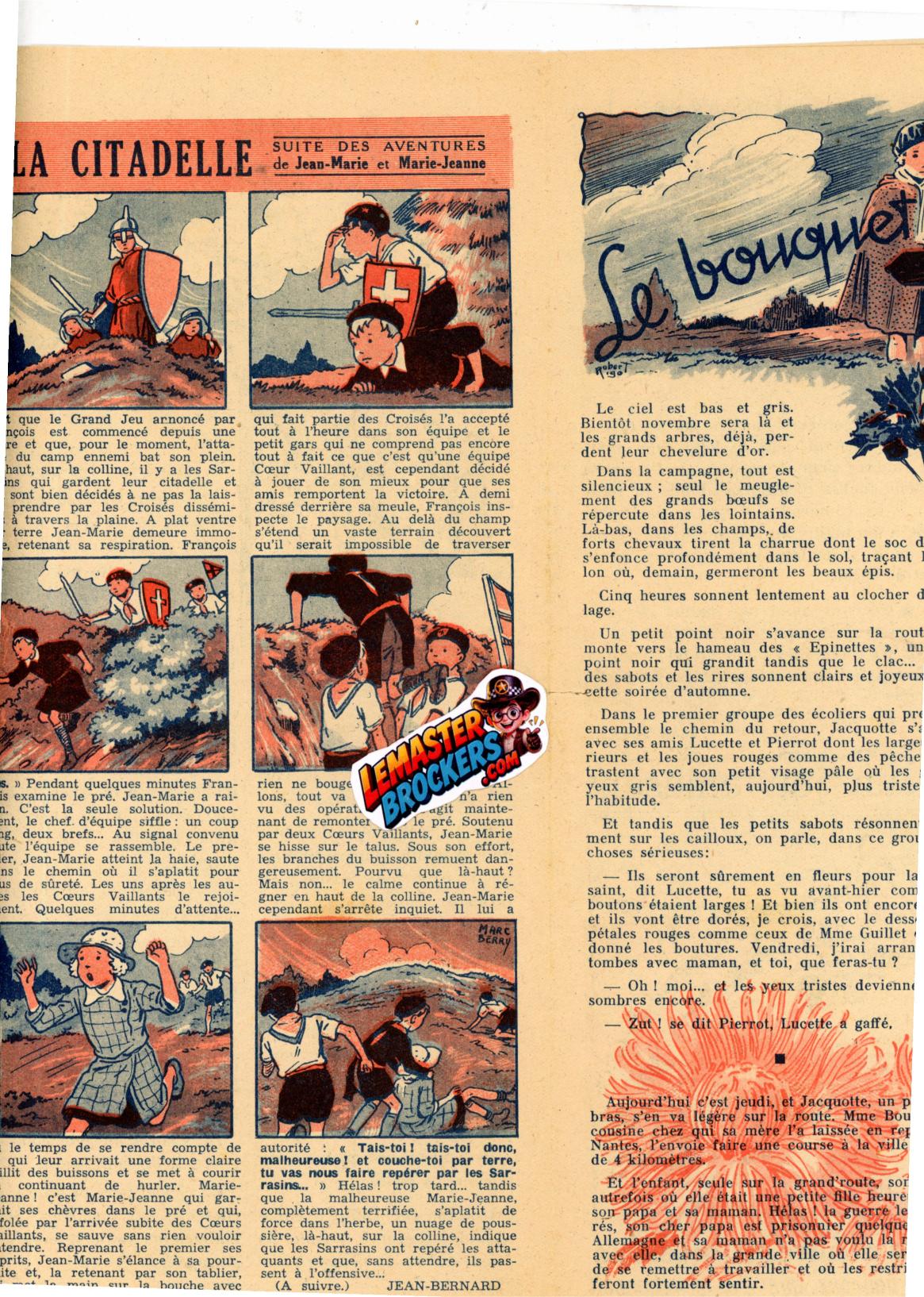 coeurs-vaillants-ames-vaillantes-13-1941-tintin-milou-original
