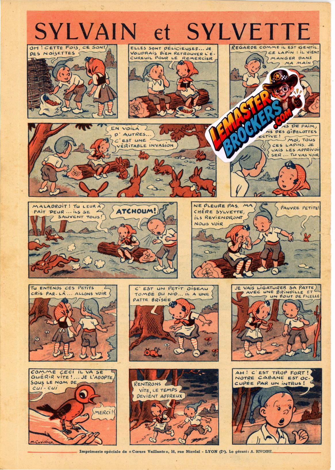 coeurs-vaillants-ames-vaillantes-13-1941-tintin-milou-original