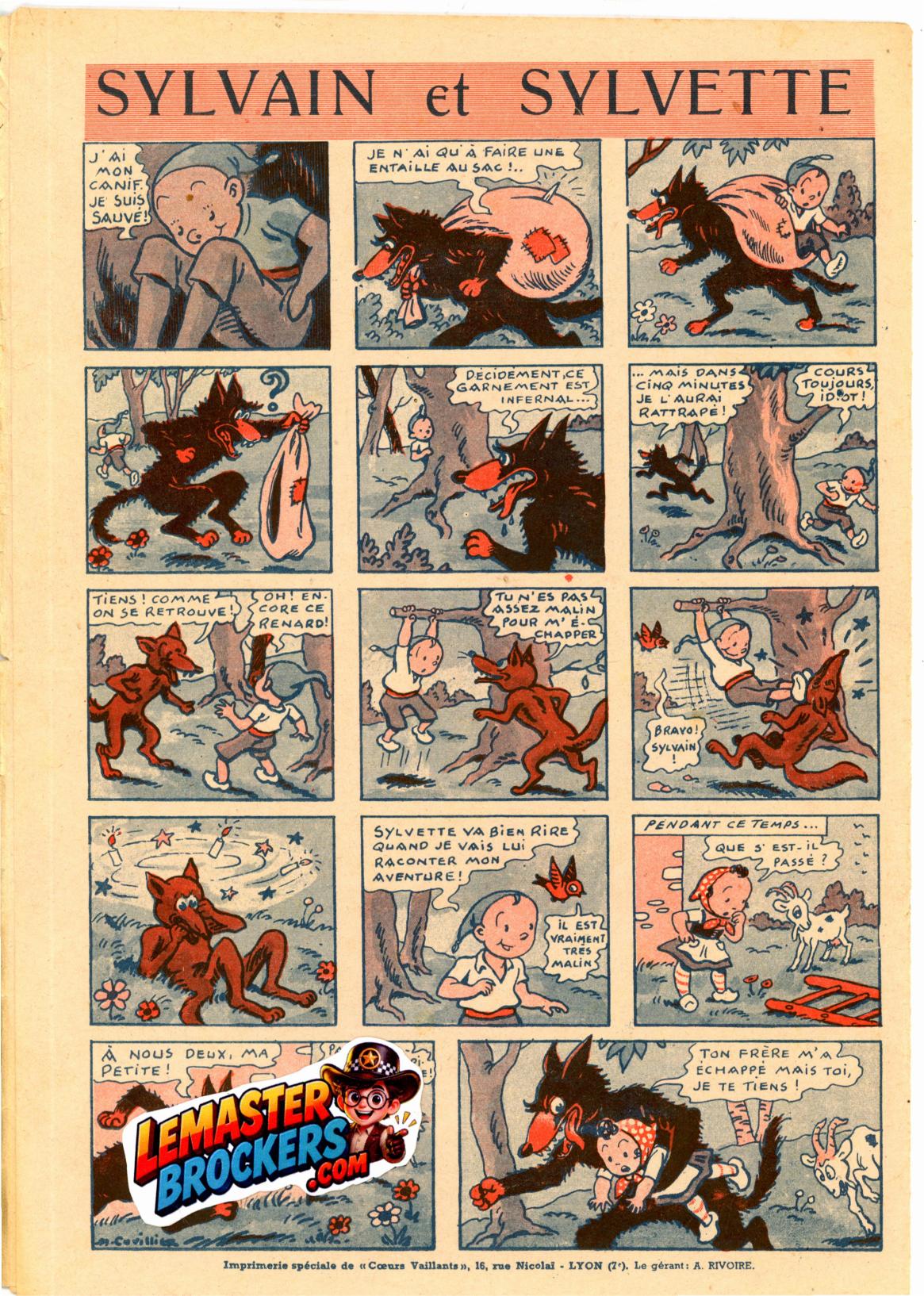 coeurs-vaillants-ames-vaillantes-31-1942-tintin-milou-original
