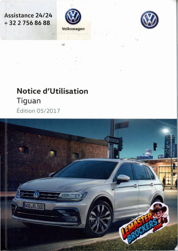 notice-volkswagen-tiguan-2017-manuel-original-francais