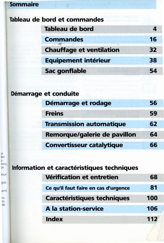 notice-ford-fiesta-1993-manuel-utilisation-original-francais