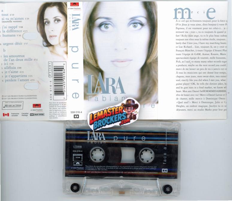 cassette-lara-fabian-pure-album