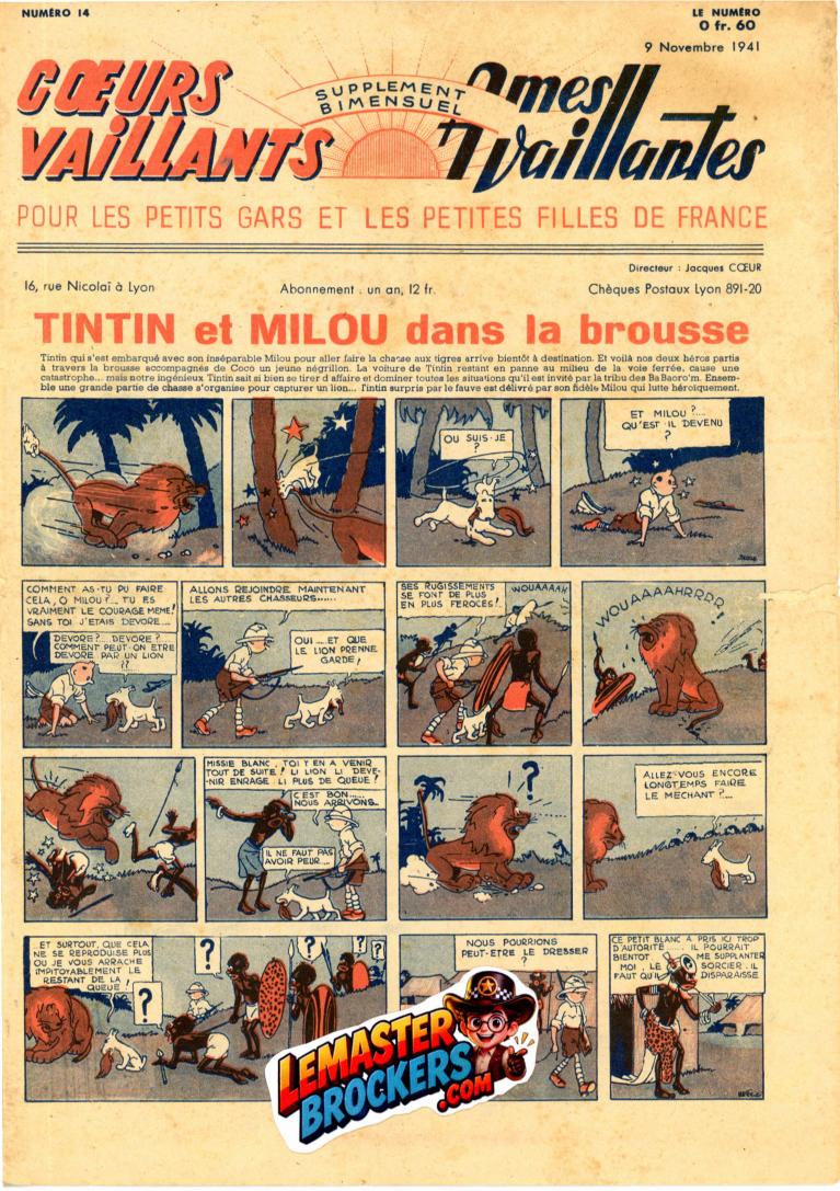 coeurs-vaillants-1941-tintin-milou-bd-ancienne