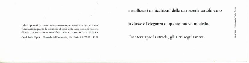 brochure-opel-frontera-italien-recto-verso-euro96-rare