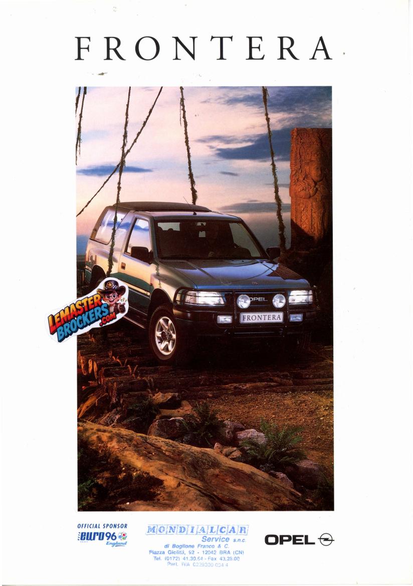brochure-opel-frontera-italien-recto-verso-euro96-rare
