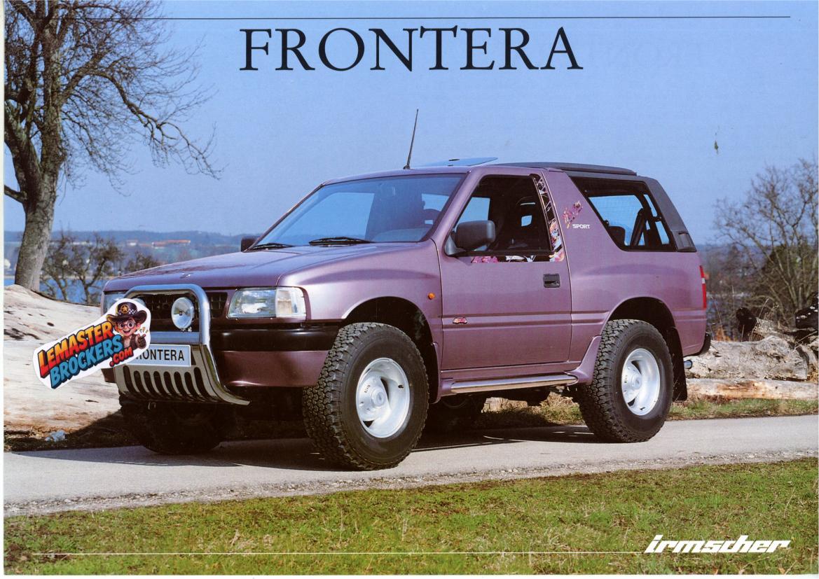 brochure-opel-frontera-irmscher-1993-allemand