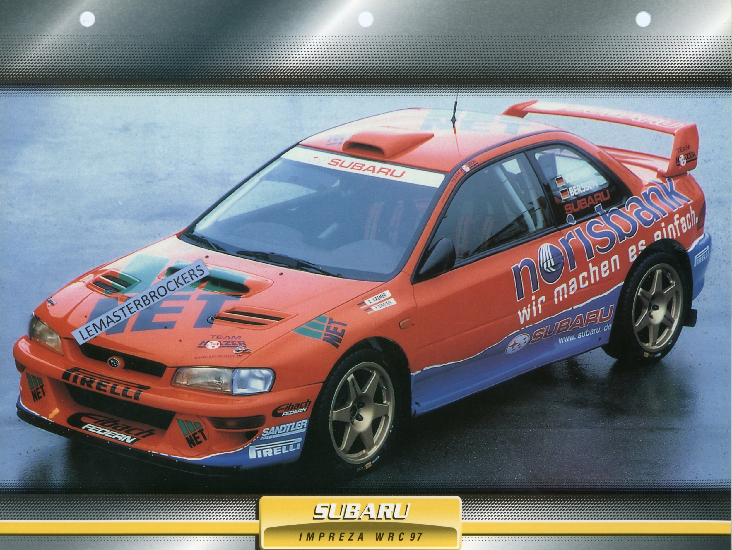 SUBARU-IMPREZA-WRC-97-FICHE-AUTO-TECHNIQUE-LEMASTERBROCKERS-FICHE-ATLAS