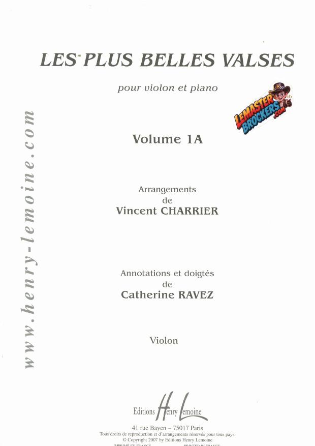 les-plus-belles-valses-volume-1a-violon-piano-henry-lemoine