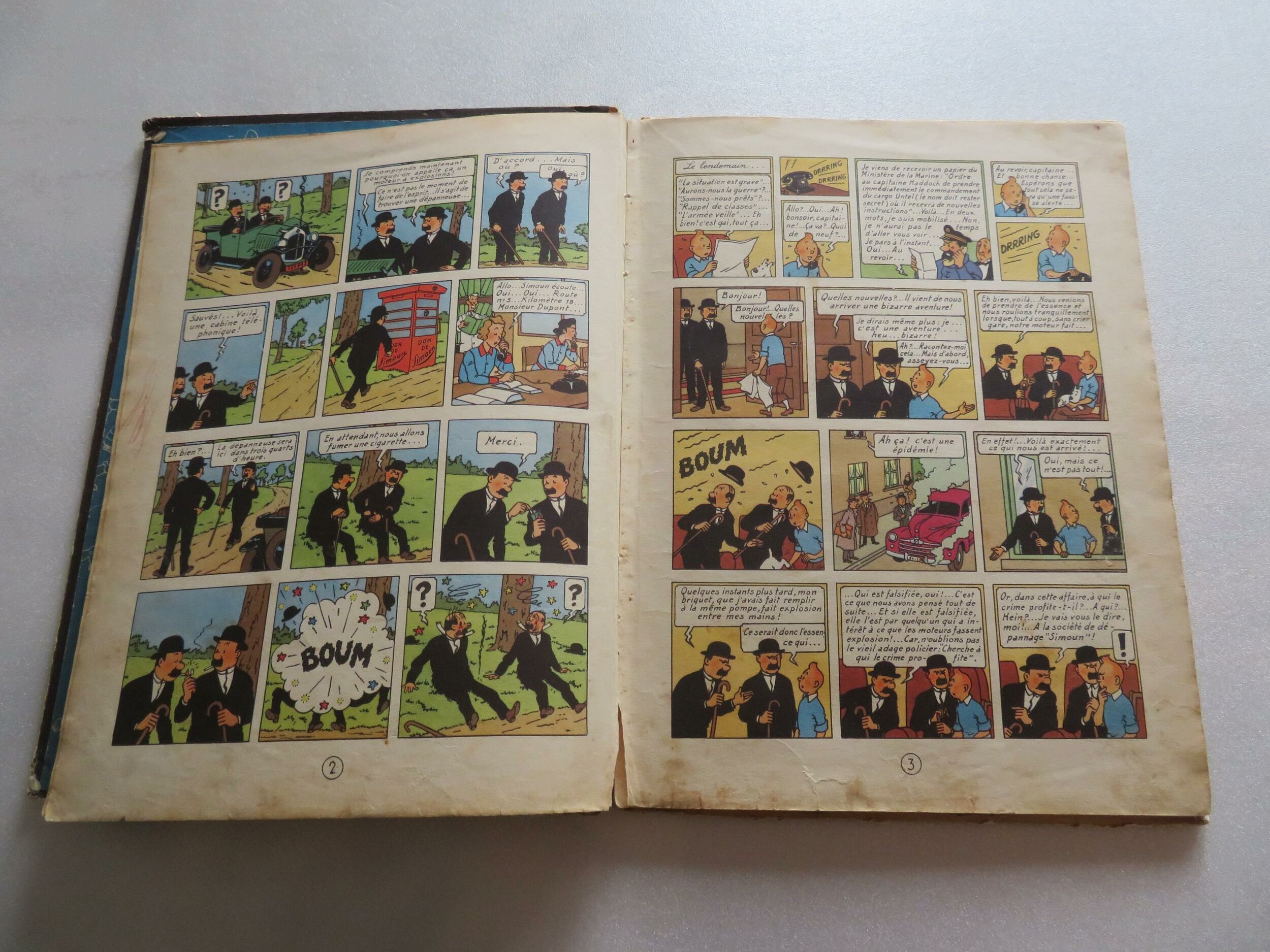 tintin-au-pays-de-l-or-noir-b4-1950-herge-casterman