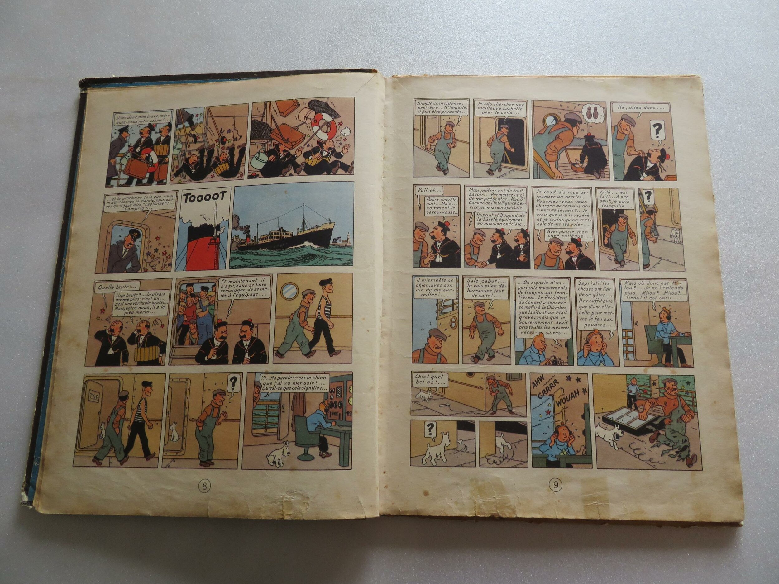 tintin-au-pays-de-l-or-noir-b4-1950-herge-casterman