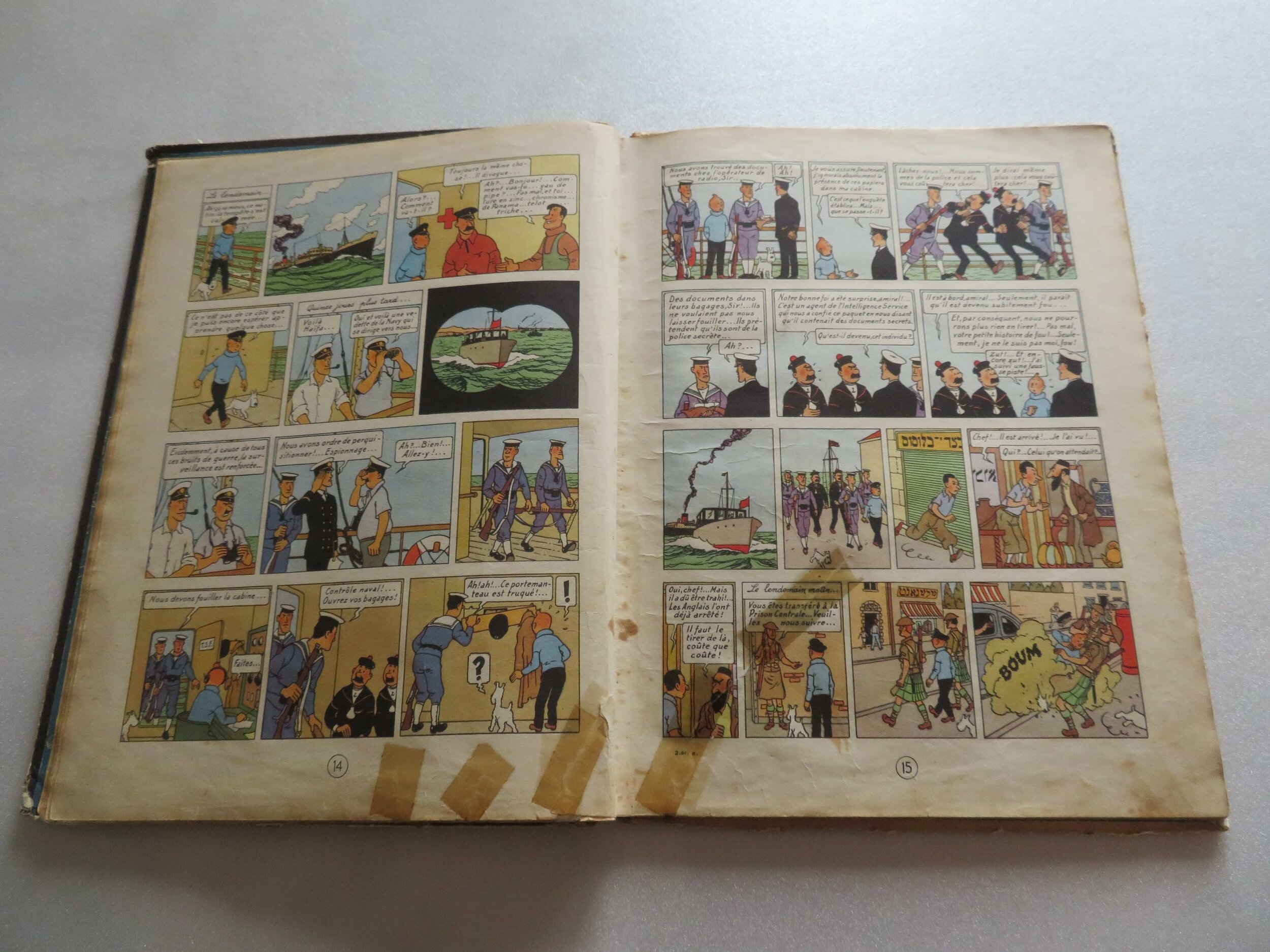 tintin-au-pays-de-l-or-noir-b4-1950-herge-casterman