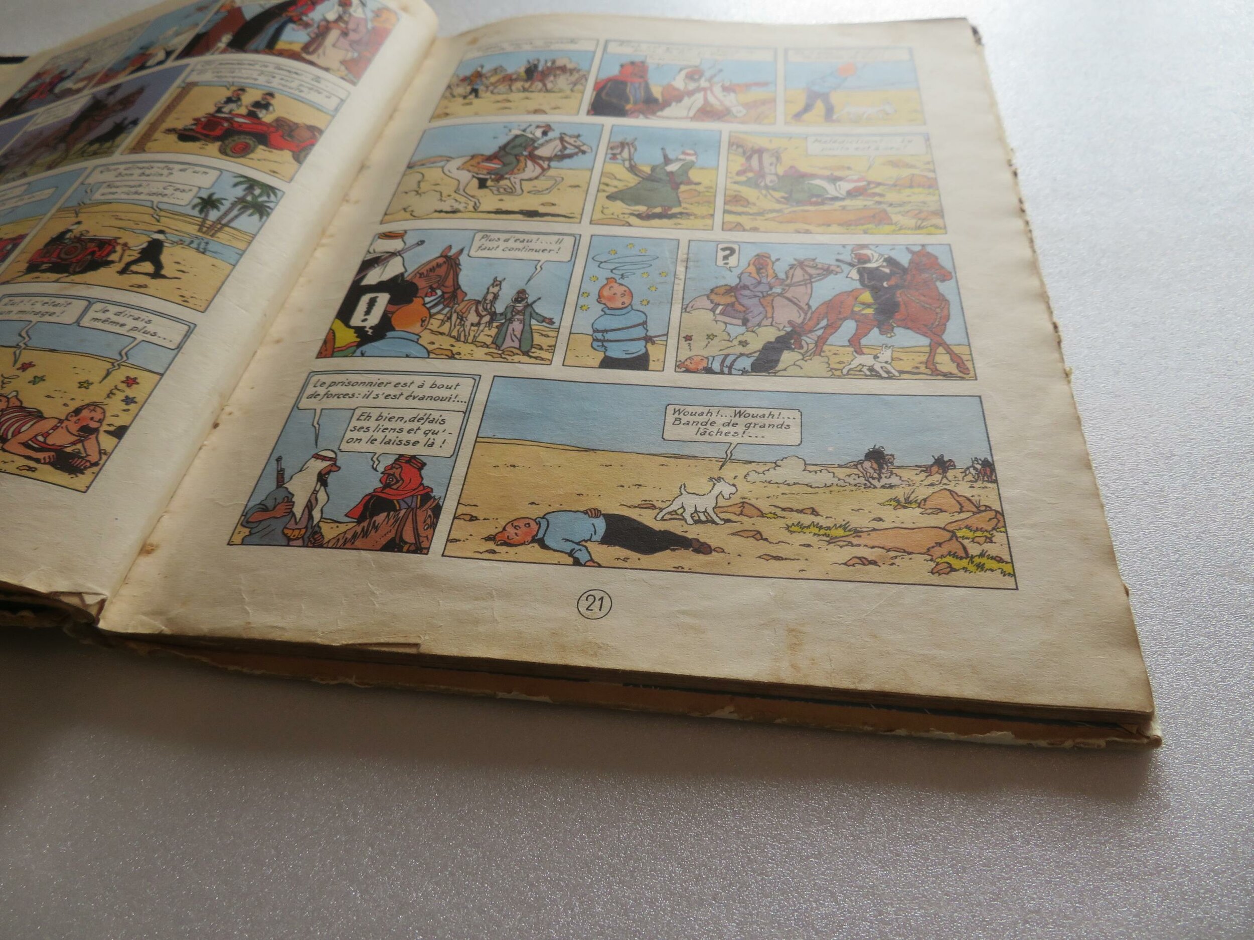 tintin-au-pays-de-l-or-noir-b4-1950-herge-casterman