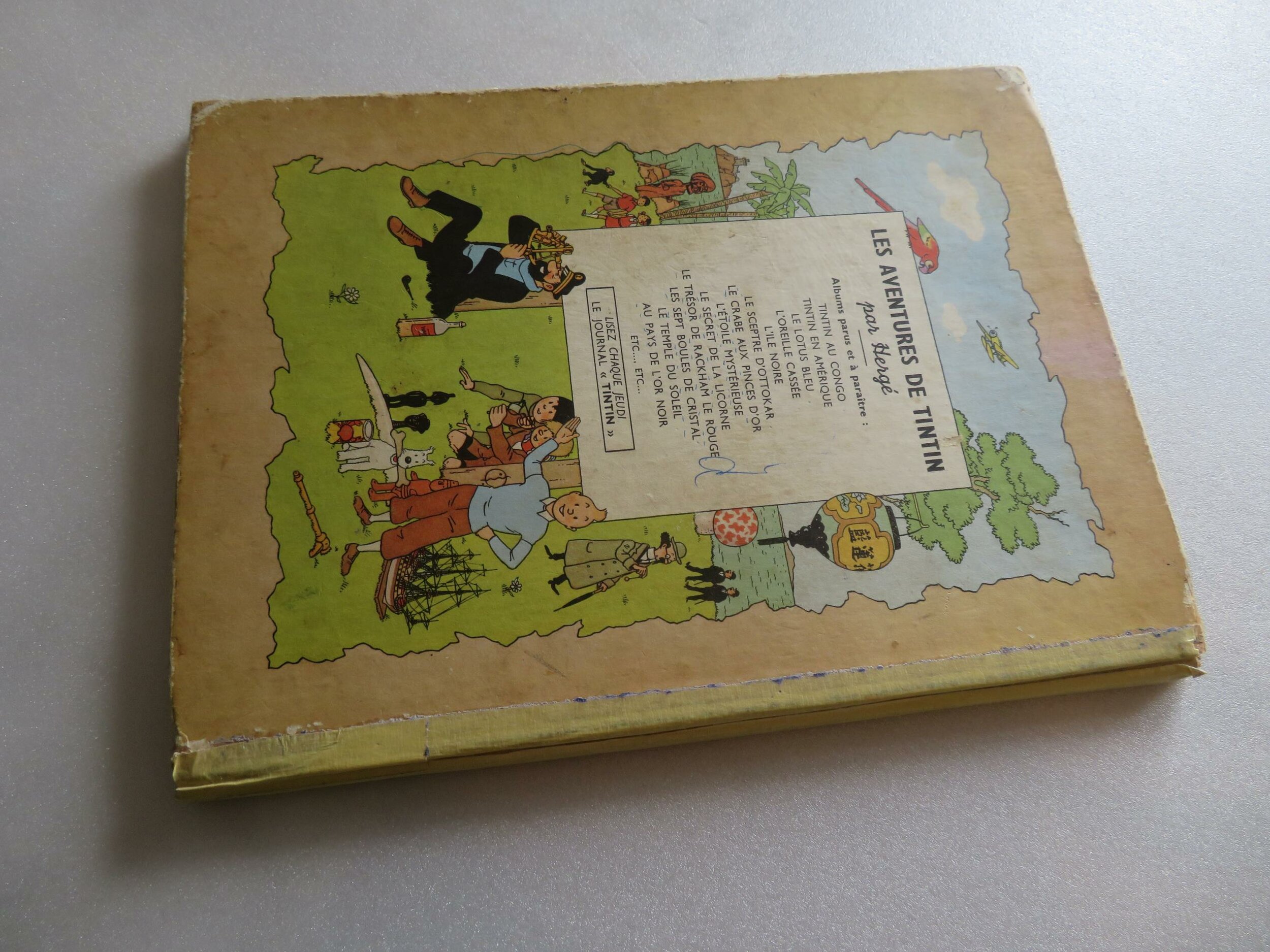 tintin-au-pays-de-l-or-noir-b4-1950-herge-casterman