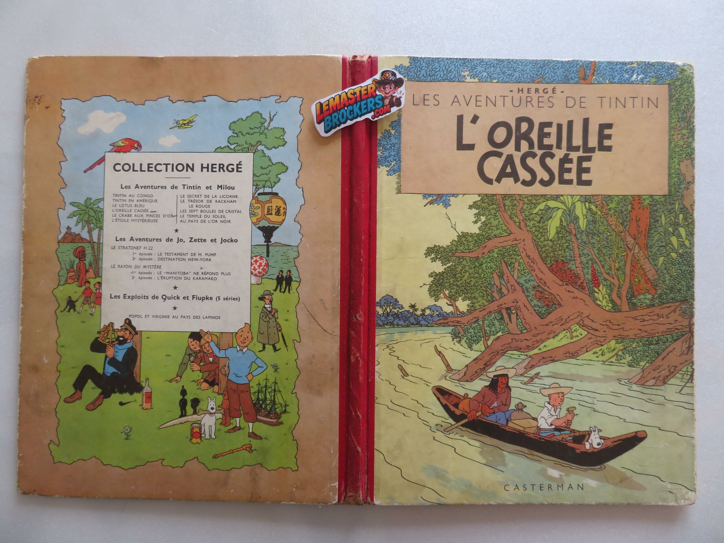 TINTIN L’OREILLE CASSÉE