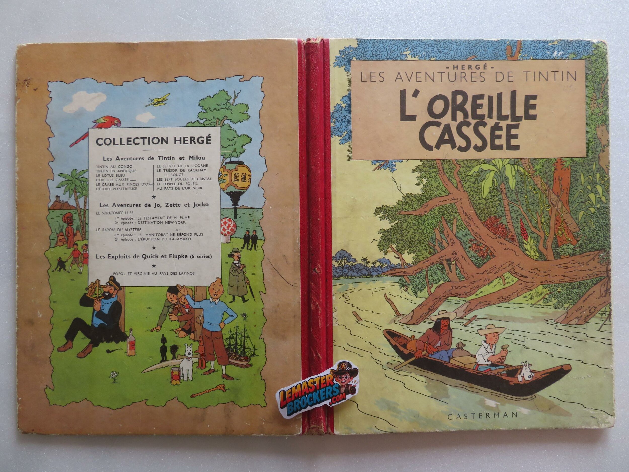 TINTIN L’OREILLE CASSÉE