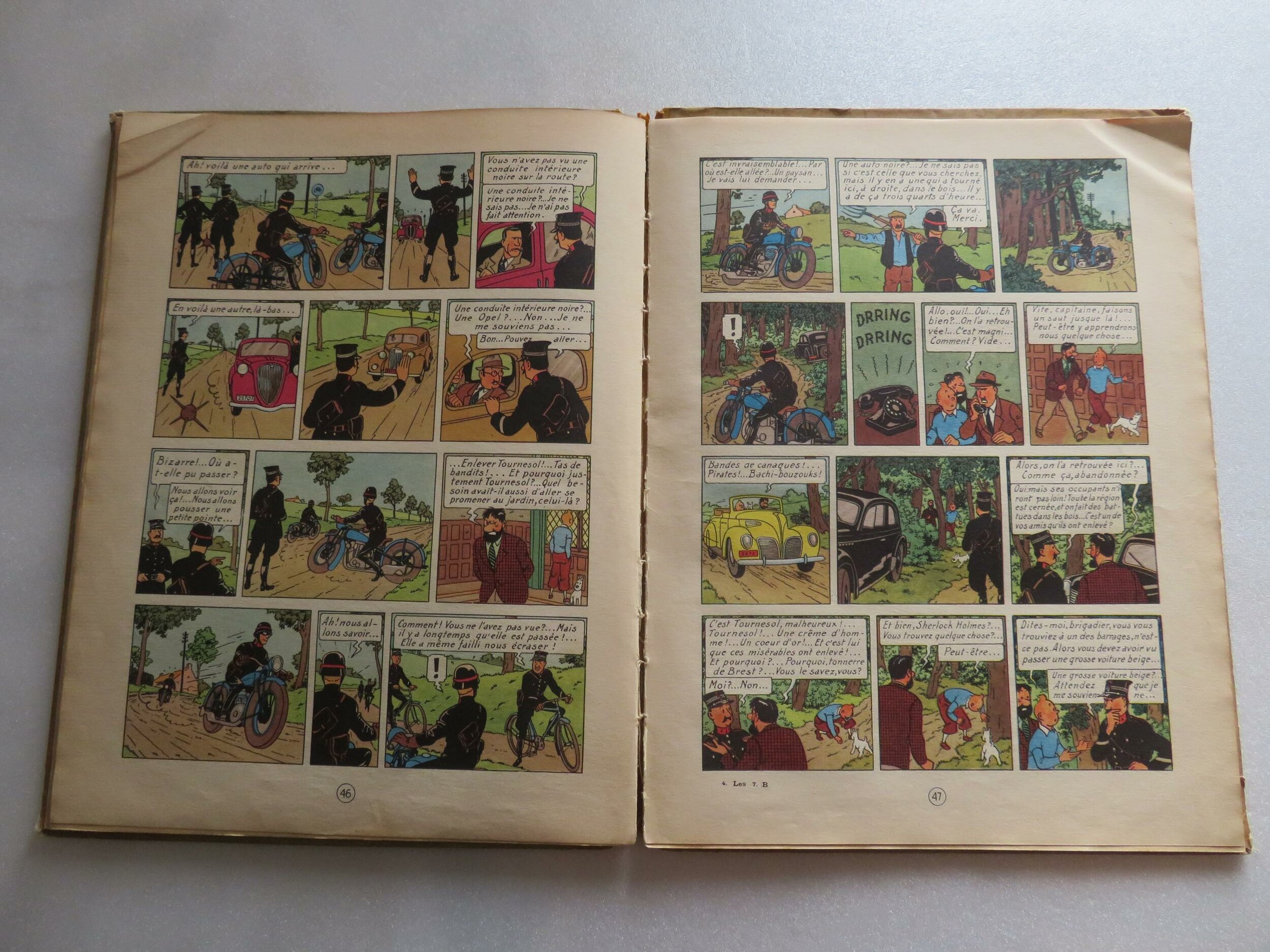 tintin-7-boules-cristal-1948-pages-interieures