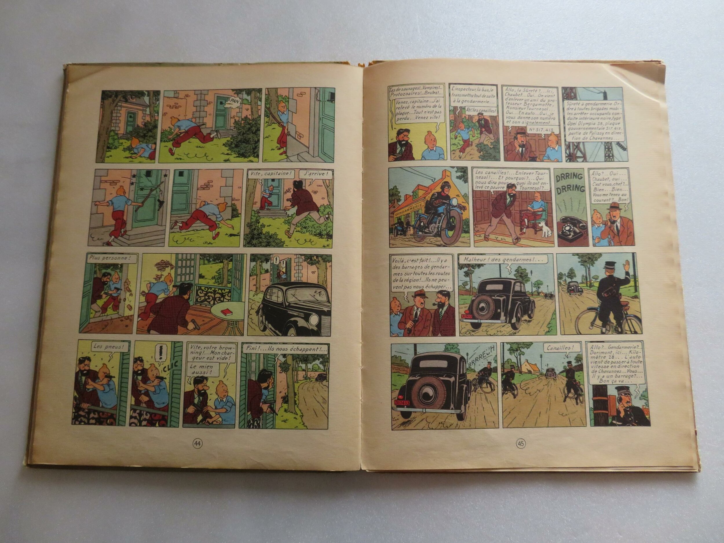 tintin-7-boules-cristal-1948-pages-interieures