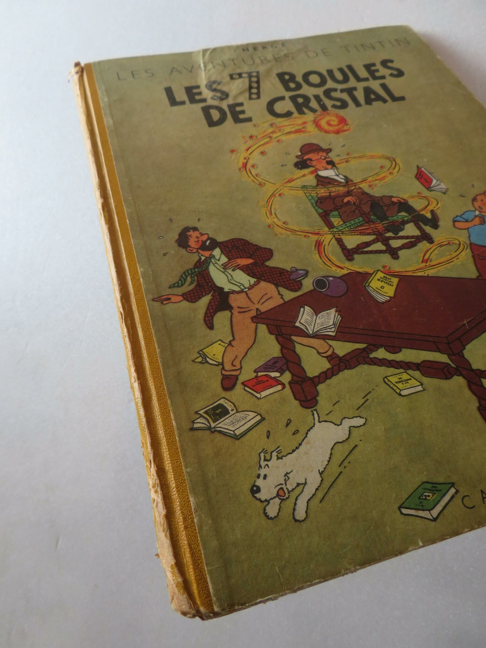 tintin-7-boules-cristal-1948-dos-jaune-etat