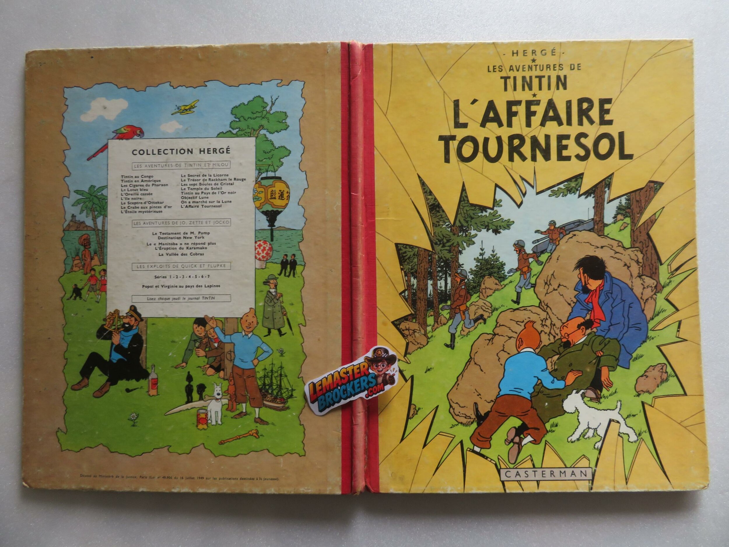 tintin-affaire-tournesol-b22-bis-1957-herge-casterman