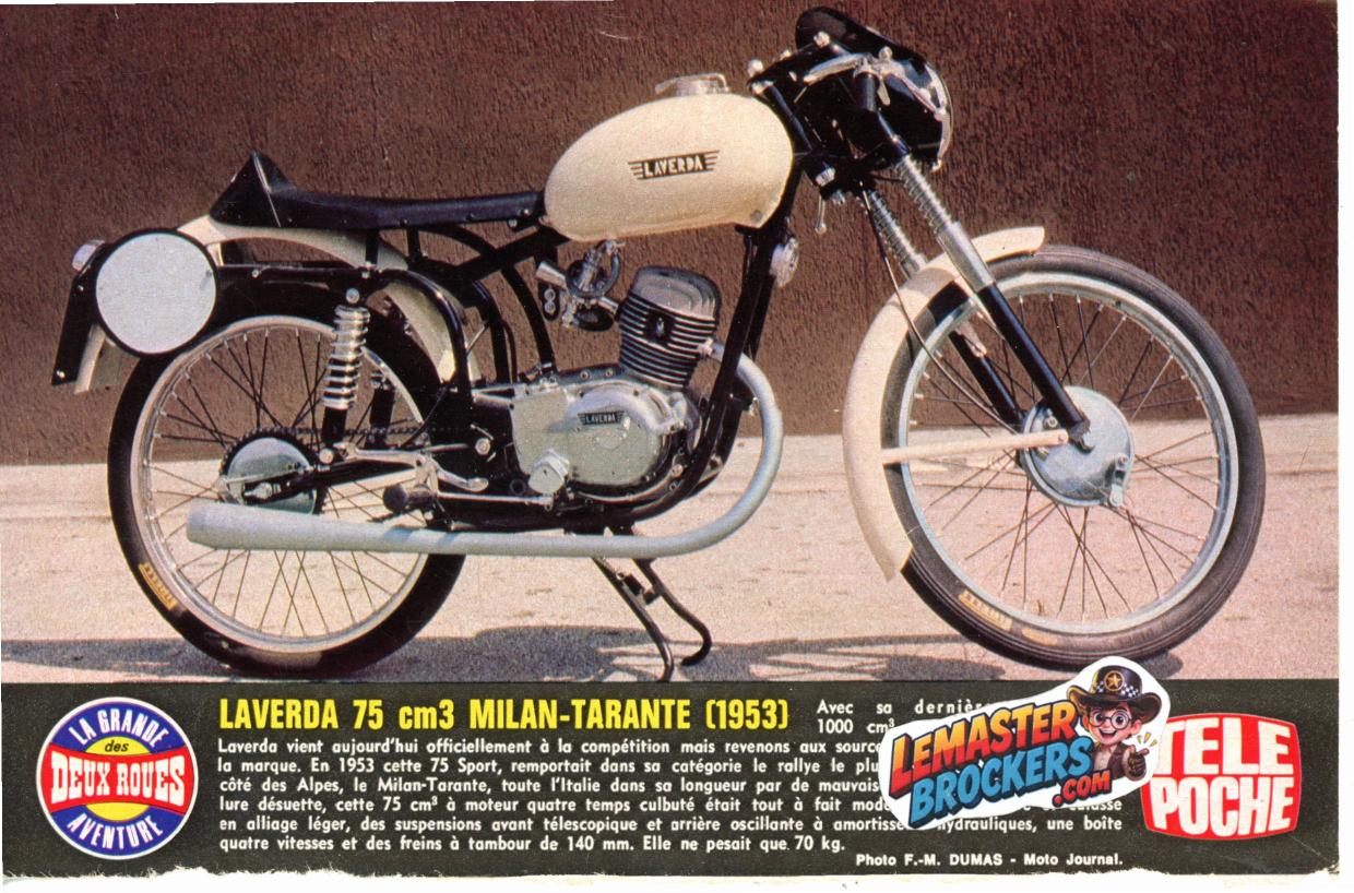 laverda-75-milan-tarente-1953-fiche-tele-poche