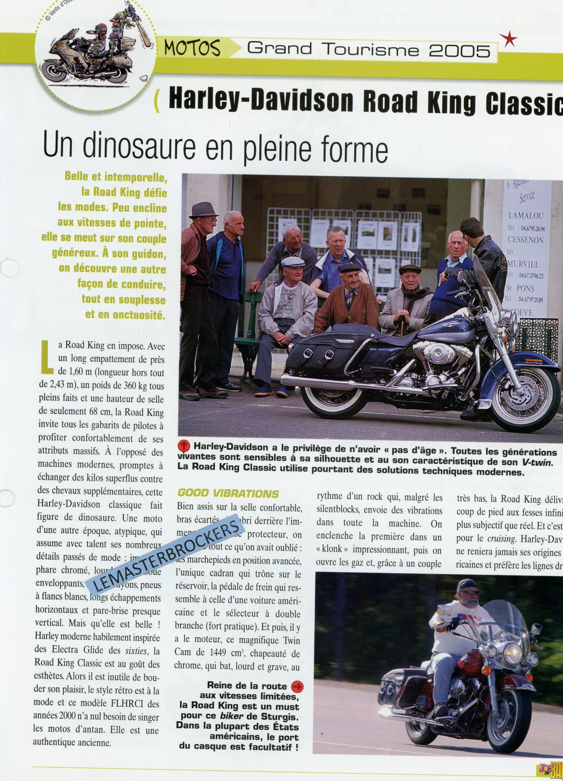 FICHE-MOTO-JOE-BAR-TEAM-HARLEY-DAVIDSON-ROAD-KING-CLASSIC-LEMASTERBROCKERS