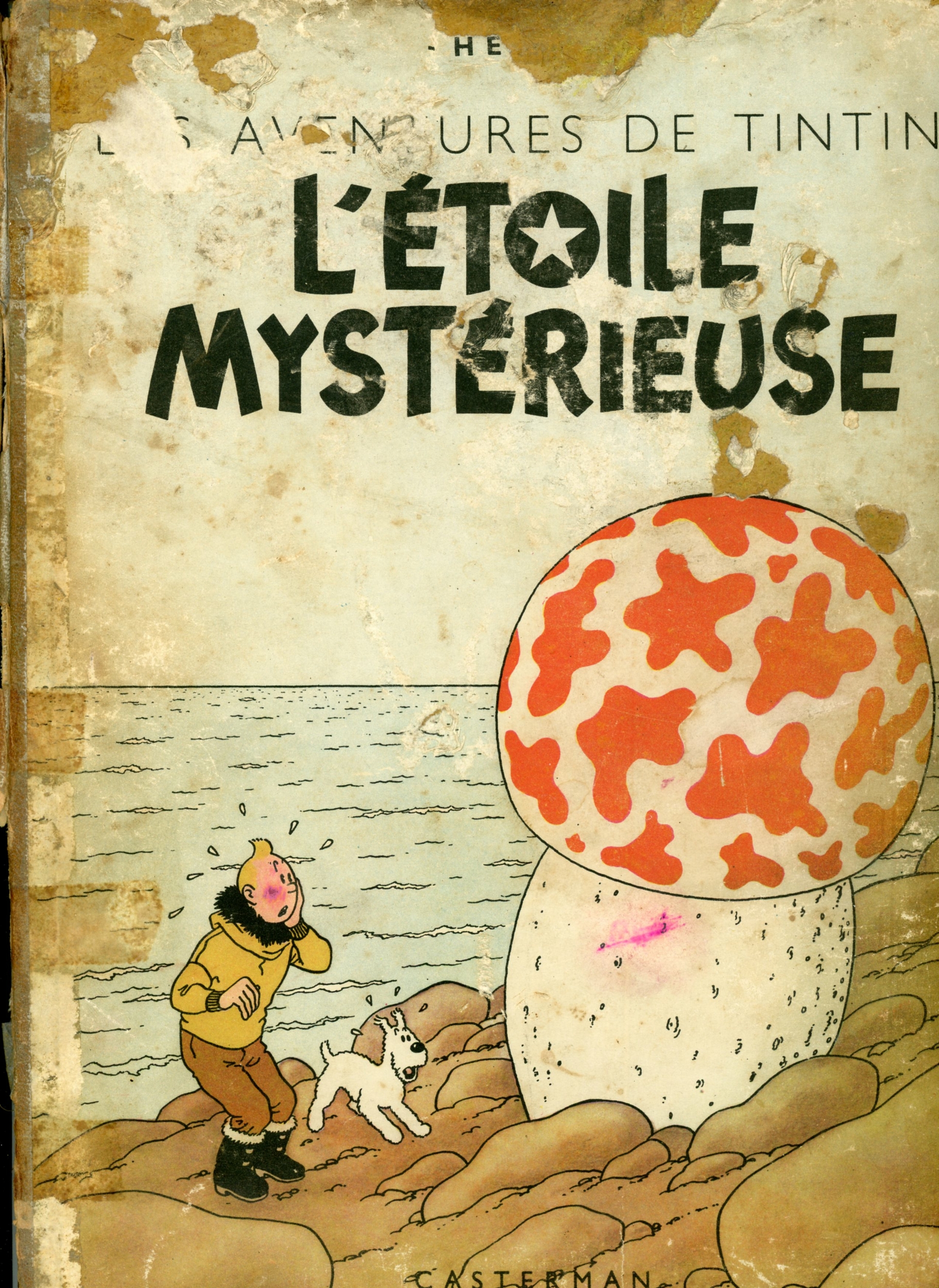 ÉTOILE-MYSTÉRIEUSE-1944-A23-BD-AVENTURES-DE-TINTIN-ALBUM-HERGÉ-LEMASTERBROCKERS