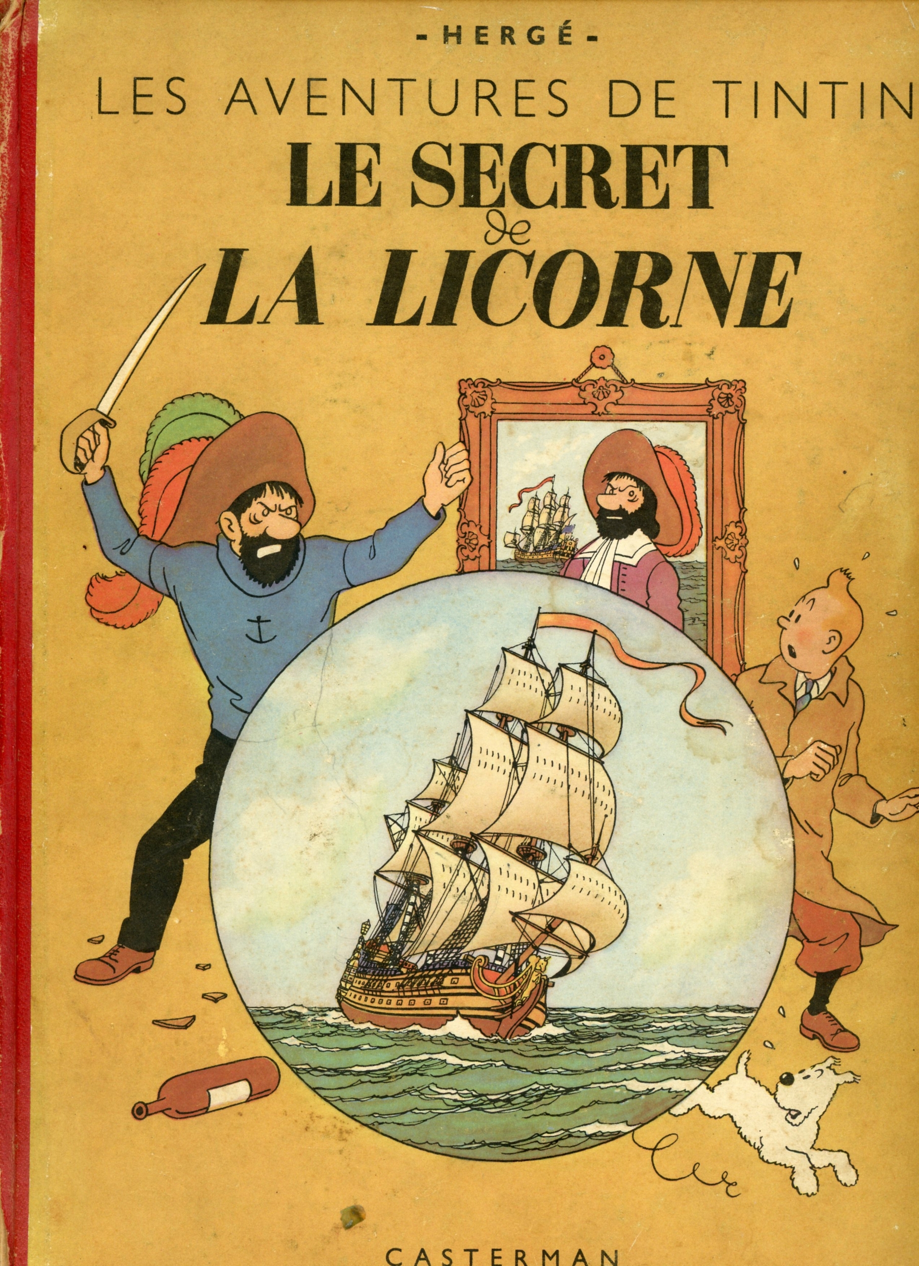 LE-SECRET-DE-LA-LICORNE-1948-B2-TINTIN-HERGÉ-LEMASTERBROCKERS