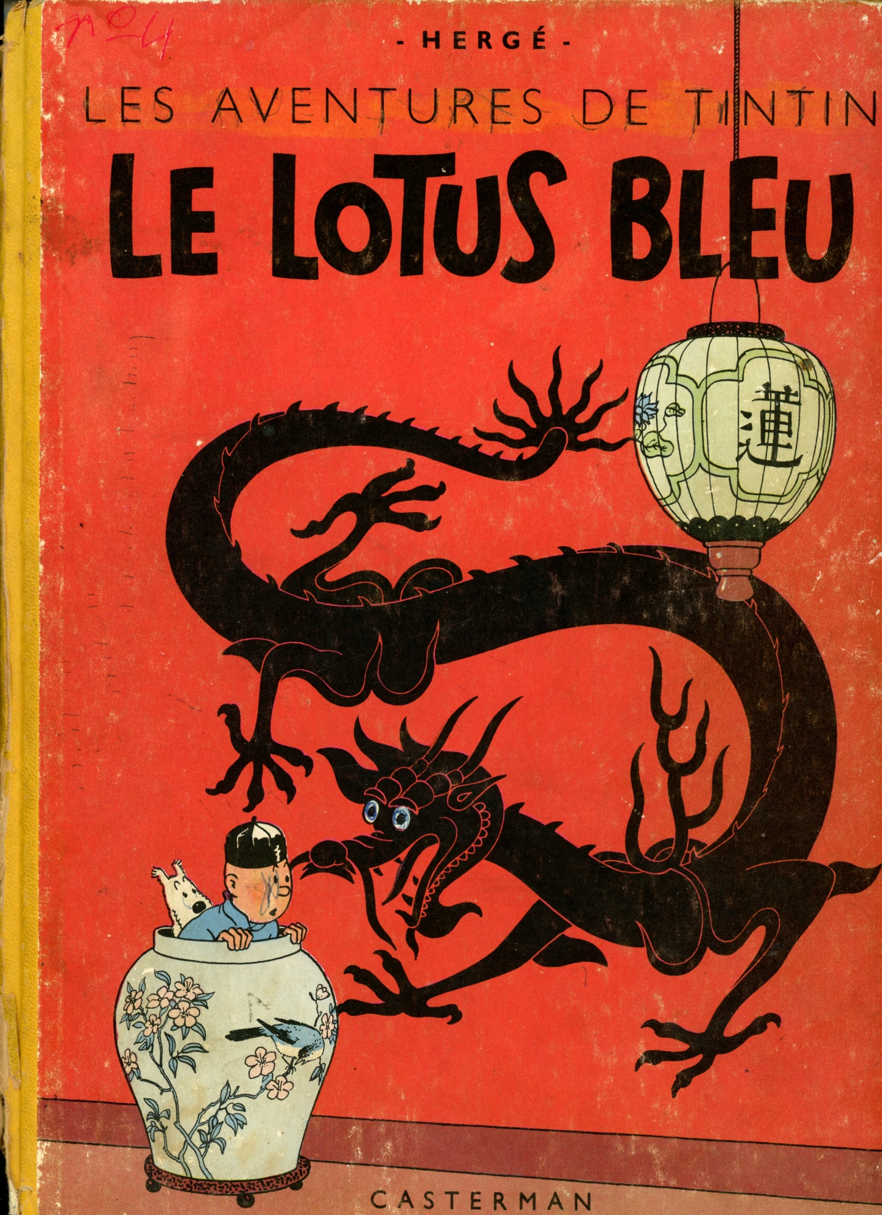 LE-LOTUS-BLEU-1952-B6-TINTIN-HERGÉ-LEMASTERBROCKERS