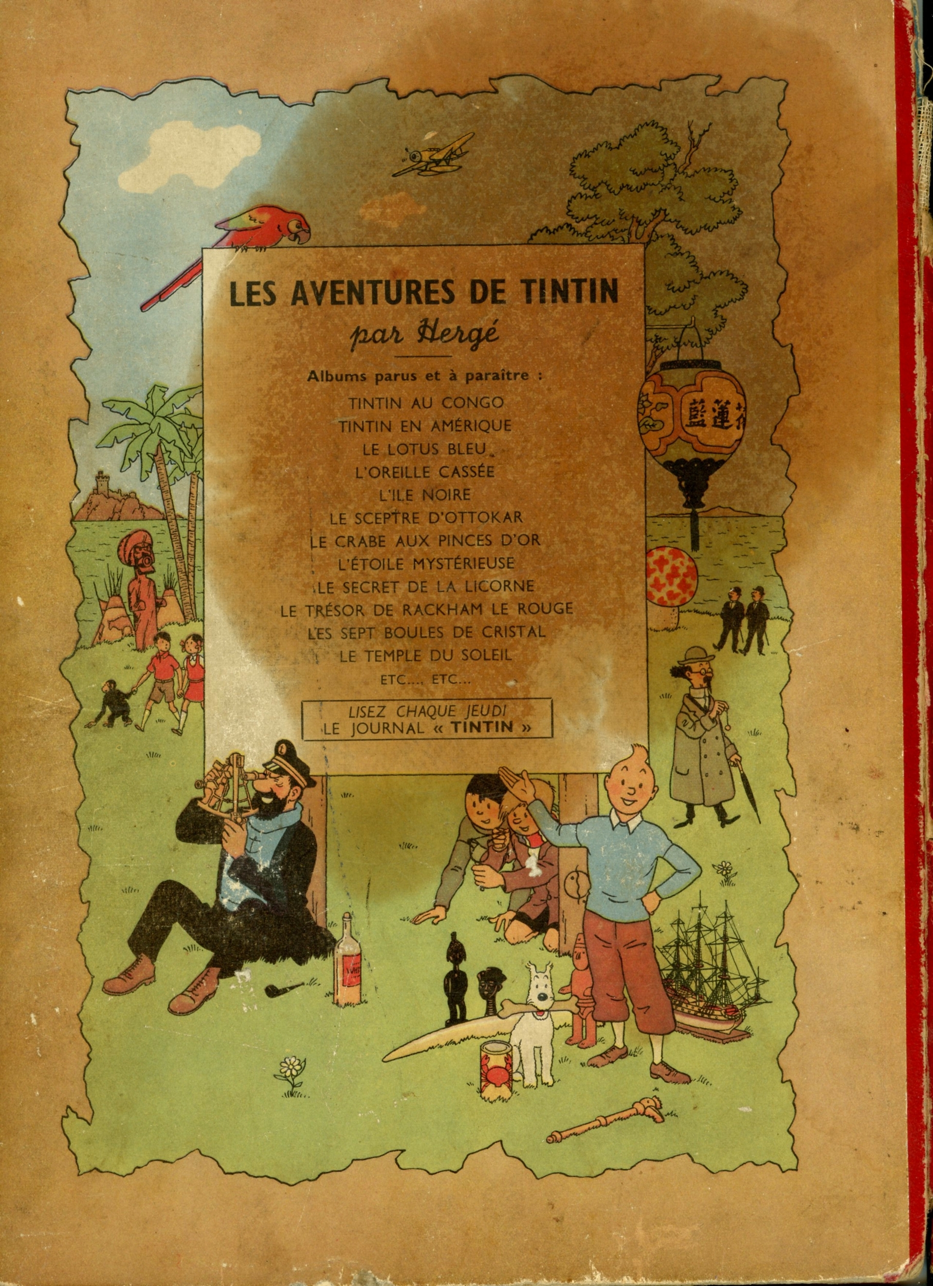 TINTIN-AU-CONGO-1949-B3-TINTIN-HERGÉ-LEMASTERBROCKERS