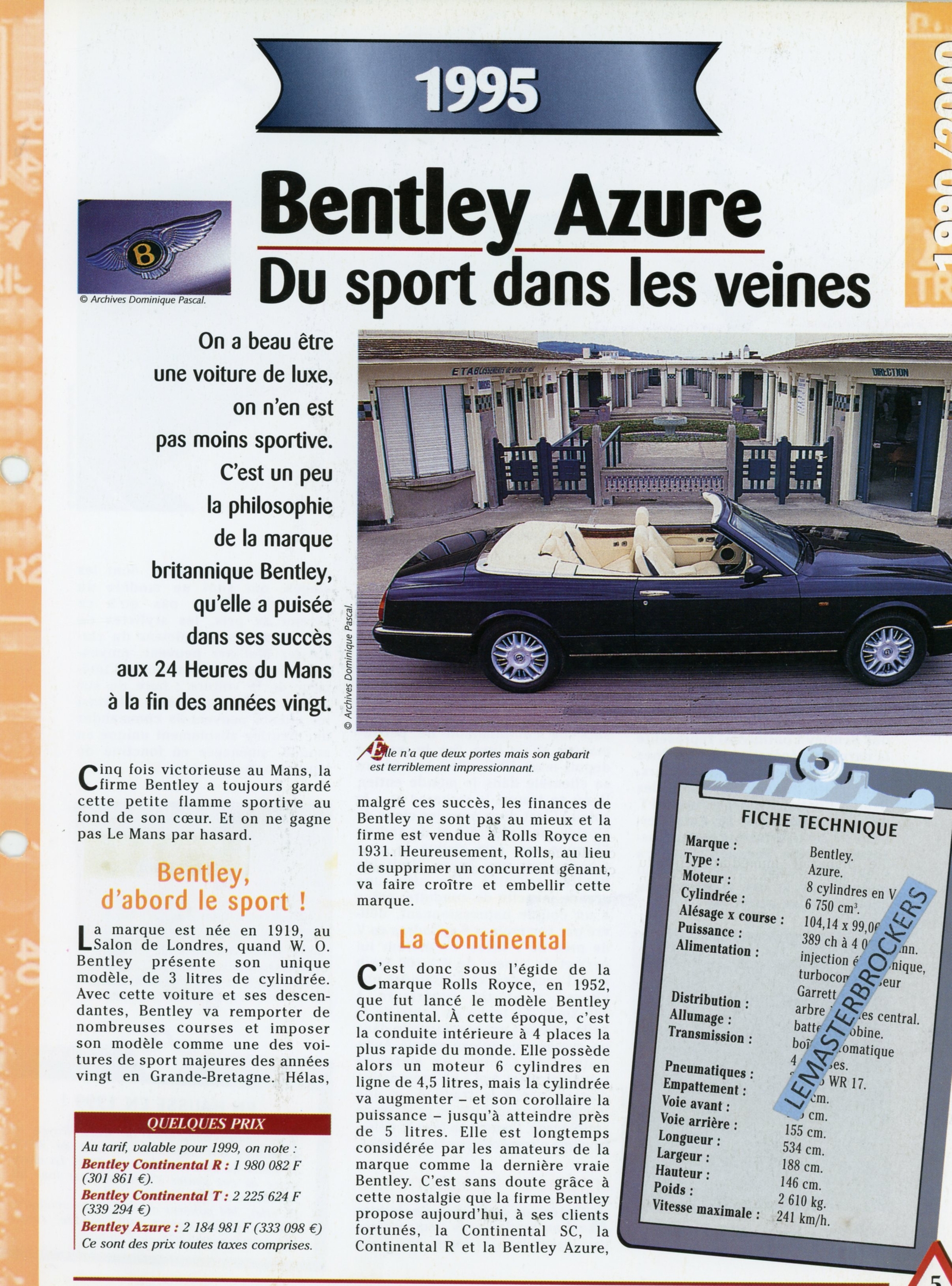 FICHE-TECHNIQUE-BENTLEY-AZURE-FICHE-AUTO-LEMASTERBROCKERS