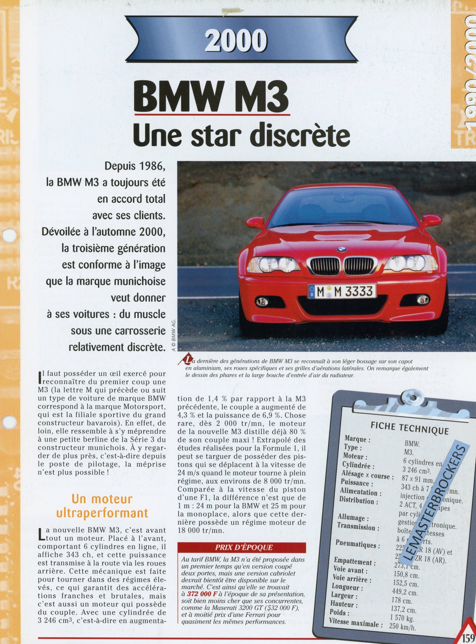 FICHE-TECHNIQUE-BMW-M3-2000-FICHE-AUTO-LEMASTERBROCKERS