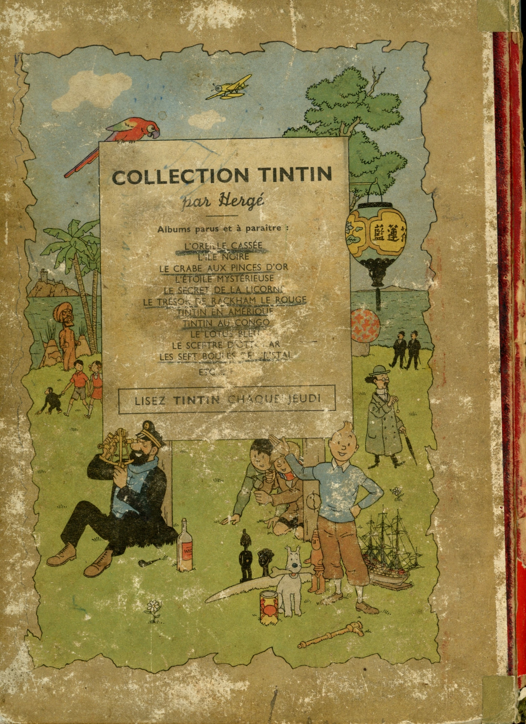 TINTIN-LE-CRABE-AU-PINCES-DOR-1948-B2-BD-TINTIN-LEMASTERBROCKERS